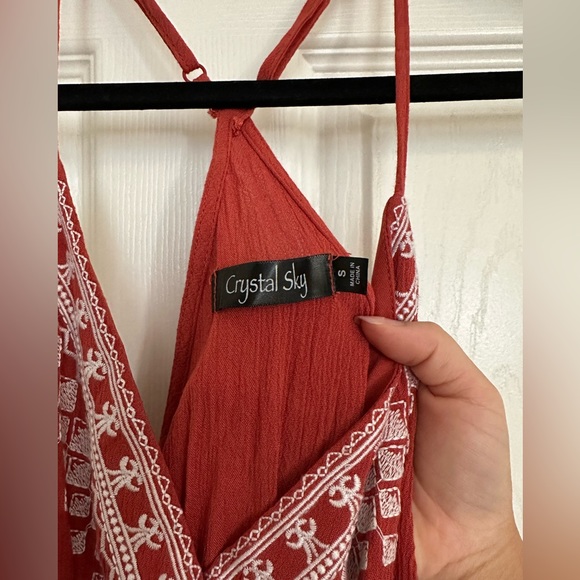 Linen Blend Sleeveless Maxi Dress - Picture 3 of 6